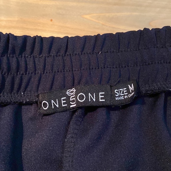 ONE 5 ONE navy blue ankle trousers - Picture 4 of 6